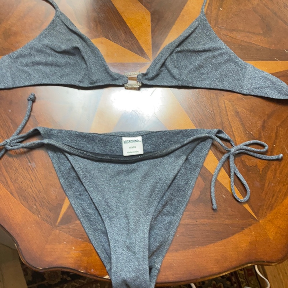 Moschino grey bikinis